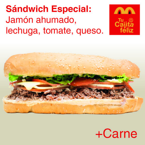 Sándwich Especial +Carne